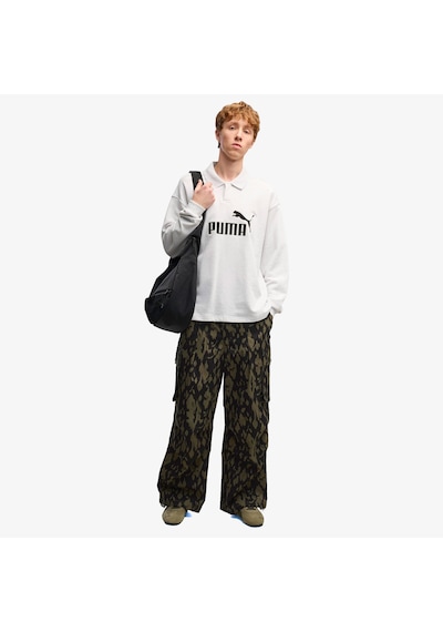 Puma Essential Elevated No 1 Relaxed Erkek Beyaz Polo 636716 Çok Renkli