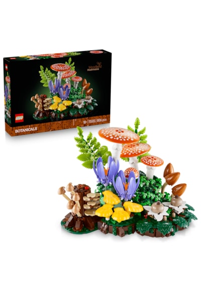 LEGO® Botanicals Orman Mantarları 11505 - Yetişkinler için Çeşitli Mantarlar İçeren Dekoratif Model Yapım Seti (806 Parça)