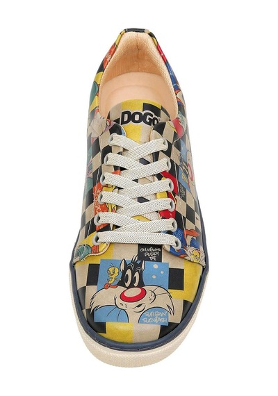 Kadın Vegan Deri Çok Renkli Sneakers - Warner Bros You-re-despicable Tasarım