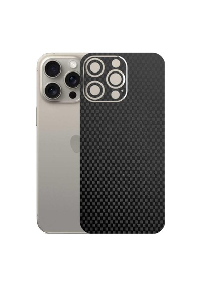 Kapps Iphone 15 Pro Max İle Uyumlu Fiber Serisi Premium Arka Kapak Kaplama Kenarlar Yoktur 61170001