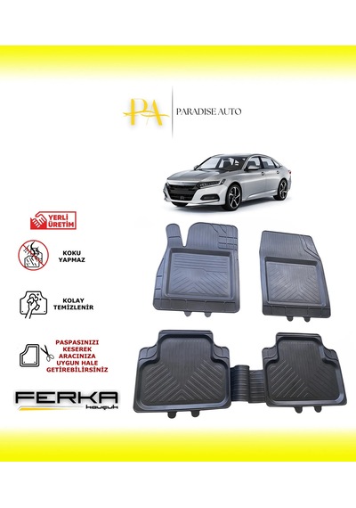Honda Accord 10 2017 Ve Üstü Uyarlanabilir Universal Havuzlu Paspas