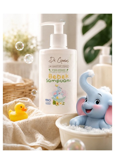 Dr. Genius Özel Formül Organik Sertifikalı Bebek Şampuanı - 300 Ml Diğer