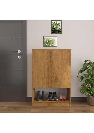 Asra Trend Ayakkabılık A-05 %100 MDF Kapaklı ve Açık Raflı Portmanto Petra Asra Trend Ayakkabılık A-05 %100 MDF Kapaklı ve Açık Raflı Portmanto Petra