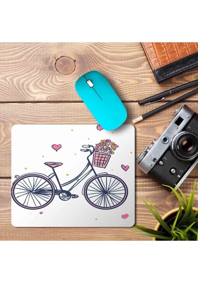 Bisiklet Kalp Love Sevgi Mouse Pad Mousepad