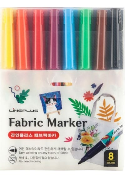 Lineplus Fabric Marker 8 Renkli Tekstil Kalemi Diğer