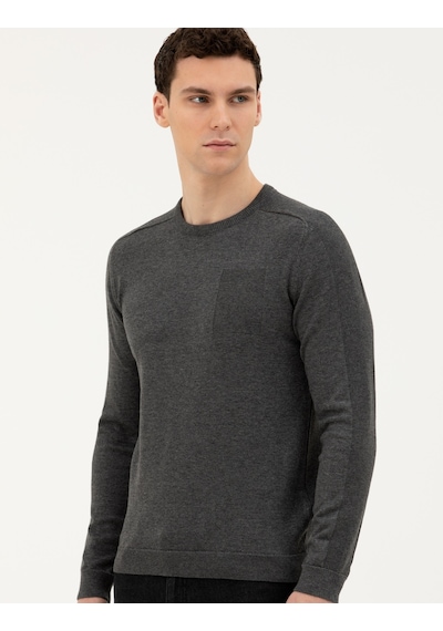 Pierre Cardin Erkek Koyu Gri Triko Kazak 50281779-vr080 Koyu Gri Pierre Cardin Erkek Koyu Gri Triko Kazak 50281779-vr080 Koyu Gri