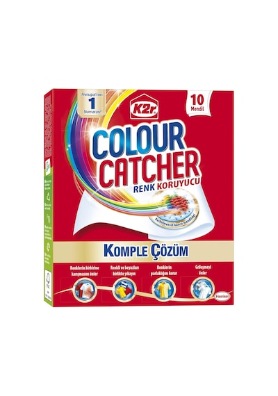 K2r Colour Catcher Renk Koruyucu 10&apos Lu Mendil 1 X 10 Adet 1000'li Set