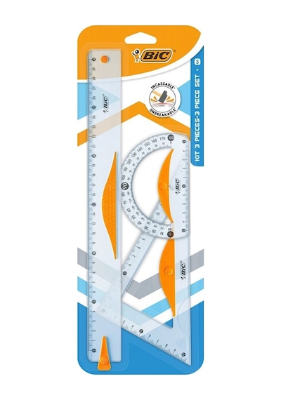 Bic Çizim Seti 3 Lü 30cm 9927272 Çok Renkli