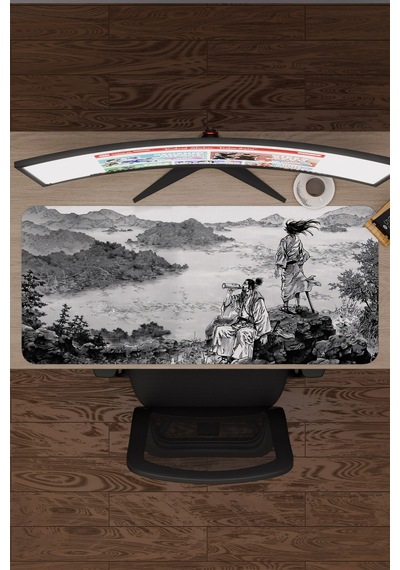 Vagabond Kaymaz Dikişli Kauçuk Oyuncu Mousepad V5 - 90x40 Xxl Gaming Mouse Pad Fare Altlığı