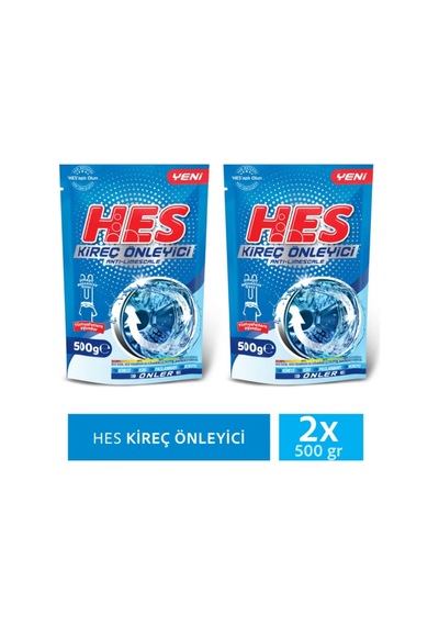 Çamaşır Makine Kireç Önleyici 500grx2 Adet