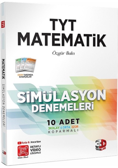 3D Yayınları Tyt 4'Lü Simülasyon Deneme Seti