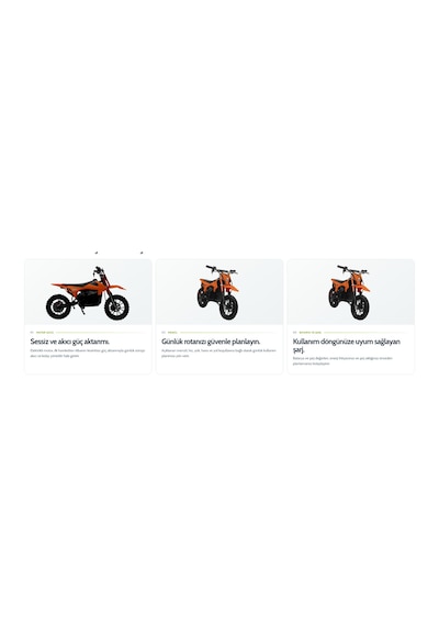 Vkx3 Elektrıklı Cross Moped-turuncu