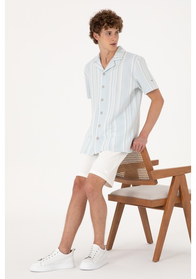 U.s. Polo Assn. Erkek Krem Şort Örme 50300107-vr071 Krem