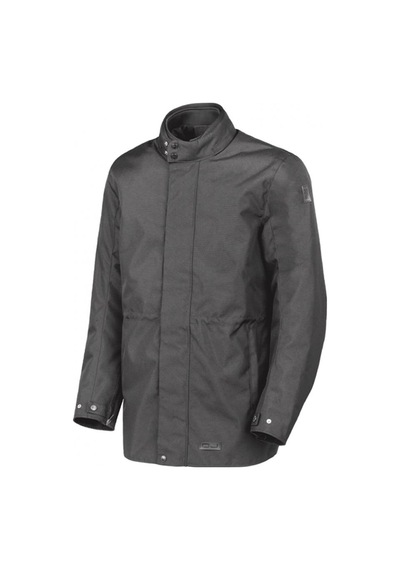 Oj Stylish Man Motosiklet Uzun Parka Mont Siyah