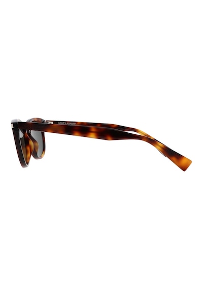 Saint Laurent Sl 797 003 53 Unisex Oval Kırçıllı Kahverngi Kemik Güneş Gözlüğü Kahverengi