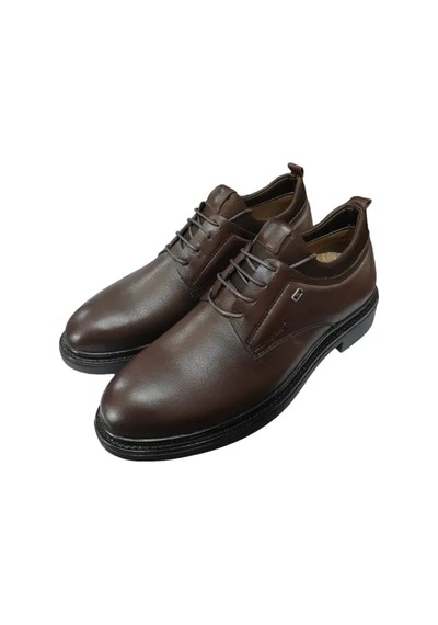 Castle Black Cb-71126-1 Erkek Deri Klasik Ayakkabı Kahve