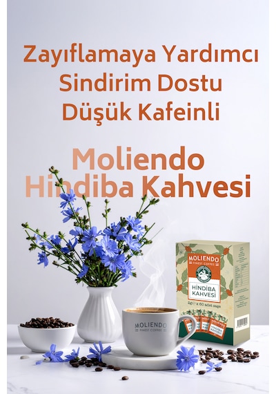 Moliendo Hindiba Kahvesi 60 Tek İçimlik Paket 120 G Çözünebilir