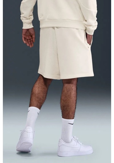 Nike Giannis Fleece 8" Mens Short Erkek Fransız Havlu Kumaş 20 Cm Şort Beyaz Beyaz