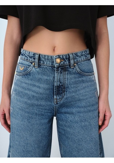 LOFT Balloon Balloon Fit Kadın Pantolon Lf2040335 Q1.v1 Denim