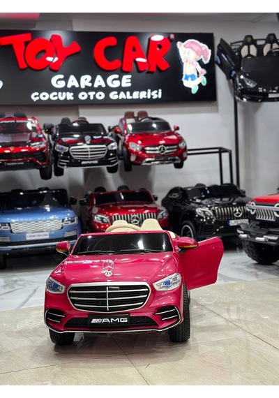 12 Volt Mercedes S600 Metalik Pembe