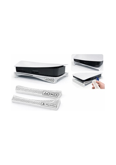 Ps5 Fat Cd Stand Yükseltici Yatay Konsol Standı Soğutma Destekli Dayanıklı Ps5 Fat Cd Uyumlu