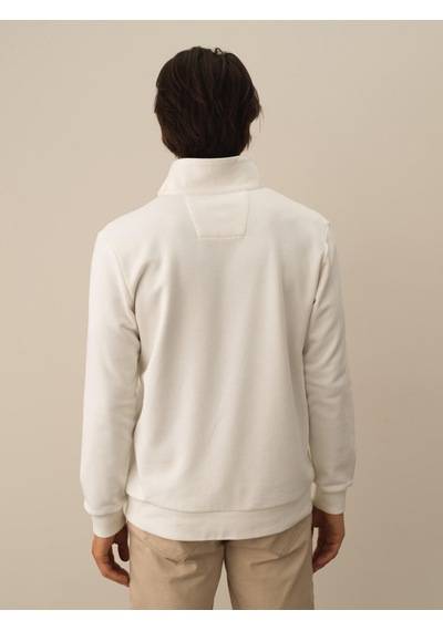 Xint Ekru Pamuk Dokulu Regular Fit Sweatshirt 300300