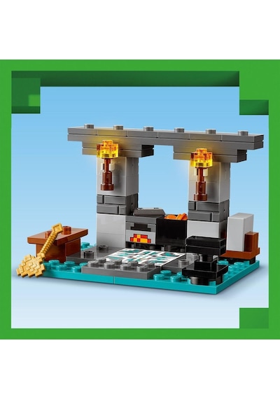 LEGO® Minecraft Cephanelik 21252 7 Yaş ve Üzeri Oyun Severler için Yaratıcı Oyuncak Yapım Seti - 203 Parça
