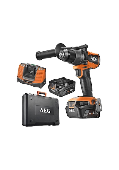 Aeg BS 18C3BL-402C 18V 4.0 Ah Çift Akü Darbeli Matkap - T4935478936