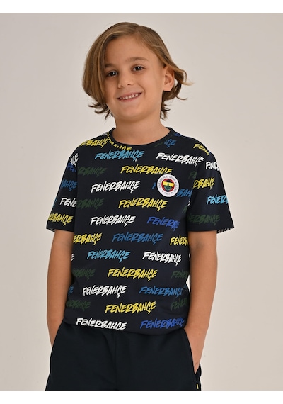Fenerium Çocuk Trıbun Fenerbahçe Pattern Tshır Fb Laci Yeni