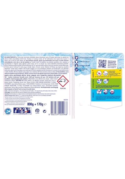 Vanish Oxi Action Kristal Beyaz Deterjan Güçlendirici ve Leke Çıkarıcı Toz 970 Gr