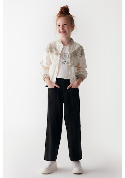 Nk Kids Kız Pantolon 24ynk56710 Siyah
