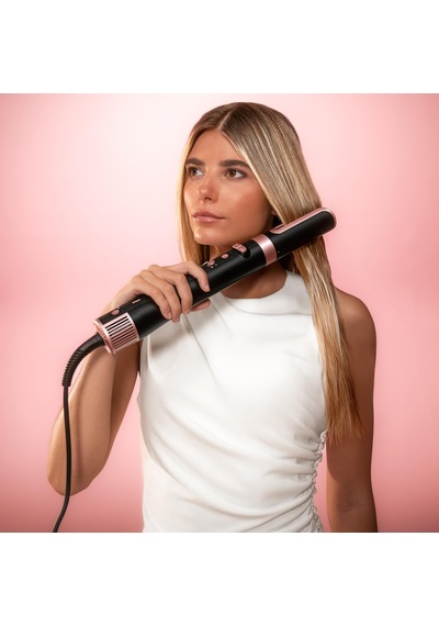 Ceramiccare 8in1 Airglam Gyro Champagne Saç Şekillendirme Seti Altın