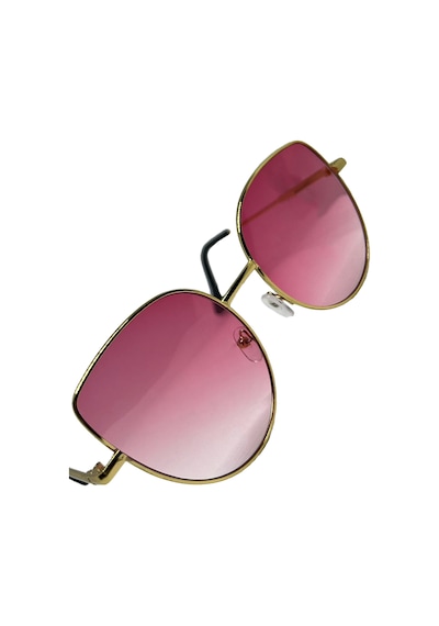 Vintage Fashion Hafif Unisex Güneş Gözlüğü Güneş Gözlüğü Pembe Oval Çerçeve Dma20 Rose Gold