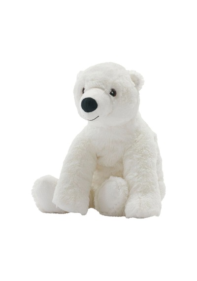 Kutup Ayısı Peluş Oyuncak, Snuttıg Yumuşak Oyuncak, Beyaz, 29 Cm Beyaz