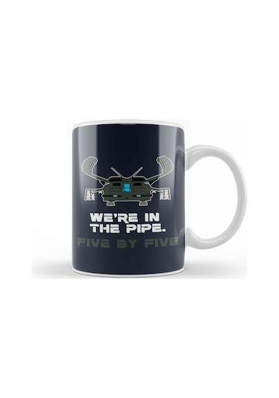Were In The Pipe Five By Five Aliens Kupa Bardak Porselen Karışık