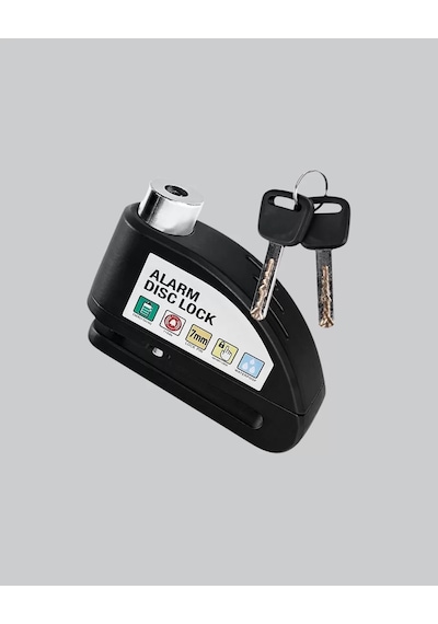 110 Db Alarmlı Disk Fren Kilidi Su Geçirmez Çelik Motosiklet Güvenlik Kilidi
