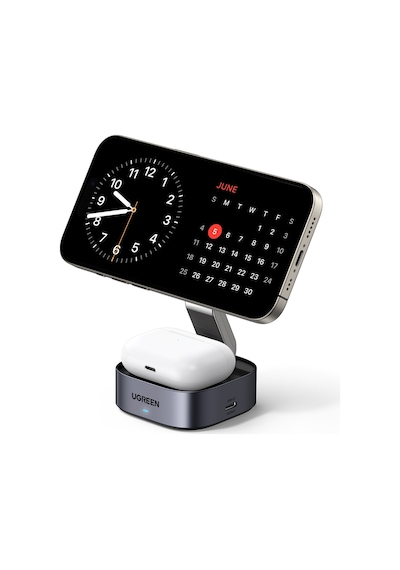 Ugreen 2'si 1 Arada Magsafe Kablosuz Hızlı Şarj Standı, 35316