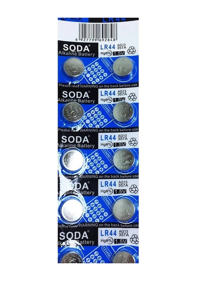 Soda Ag13 Lr44/357 Alkalin 10'lu Düğme Pil Evimdeyokyok