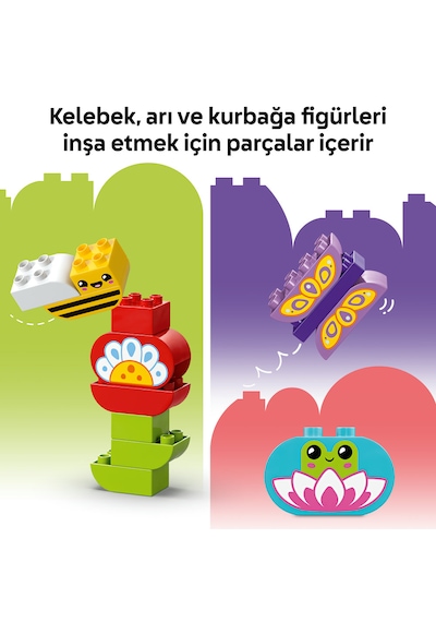 LEGO® DUPLO® Kasabası Yaratıcı Bahçe ve Çiçekler 10444 - 2 Yaş ve Üzeri Küçük Çocuklar için Eğitici Oyuncak Yapım Seti (45 Parça)