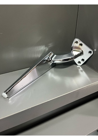 Side Metal Ayak 25 Cm Krom Koltuk Dolap Komidin Şifonyer Modern Tv Ünite Modern Mobilya Puf Gümüş