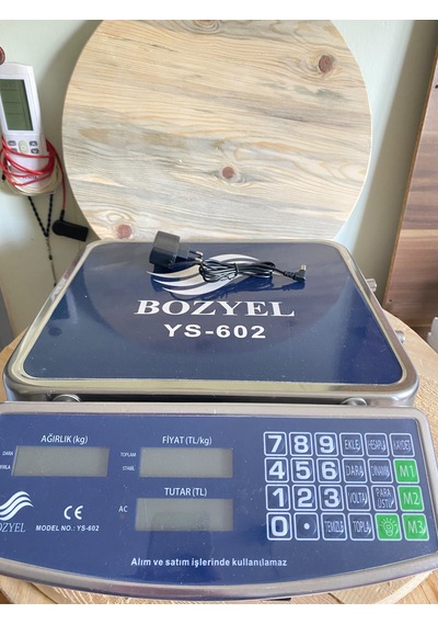 60 Kg Terazi-komple Metal Kasa-şarjlı-  Hesaplama-toplama Özellikli-büyük Akü Uzun Şarj