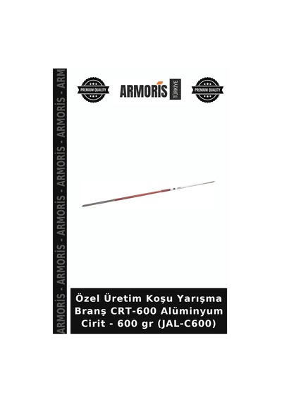 Özel Üretim Koşu Yarışma Branş Crt-600 Alüminyum Cirit - 600 Gr Jal-c600 Çok Renkli