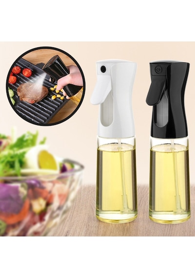 Sprey Cam Yağlık Airfryer Fritöz Yağ Püskürtücü 210 Ml Siyah Diğer