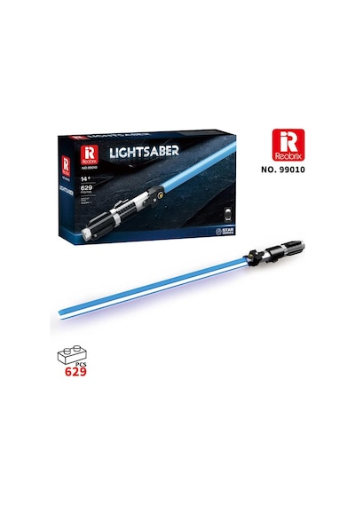 Reobrix 99010 Işın Kılıcı Mavi Yaratıcı Yapı Blok Seti Building Blocks Lightsaber - 629 Parça