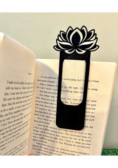 2'li Lotus Detaylı Kitap Ayracı