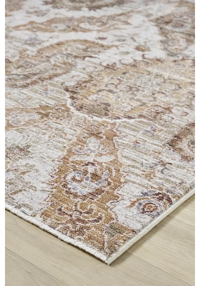 Seyran Halı Monde 806 Bej Polyester Makine Halısı