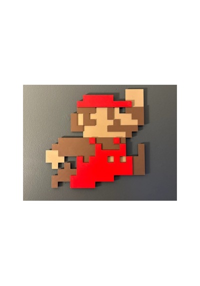 Süper Mario 8-bit Dekor