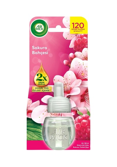 Airwick Elektrikli Oda Kokusu Yedek Şişe 19 Ml Sakura Bahçesi 2'li Ekonomik Paket - 2 Adet Tarı Bahçe