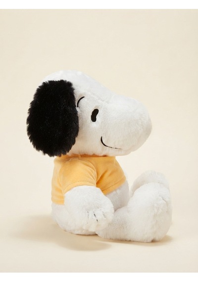 Peluş Köpek Snopyy-30 Cm -sarı Tşhirt'lü Sarı-beyaz