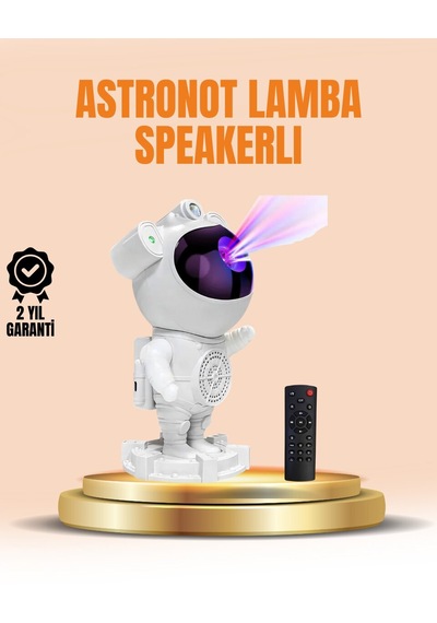 Bluetooth Ve Dahili Ses Özellikli Astronot Projeksiyon Lambası 02175941